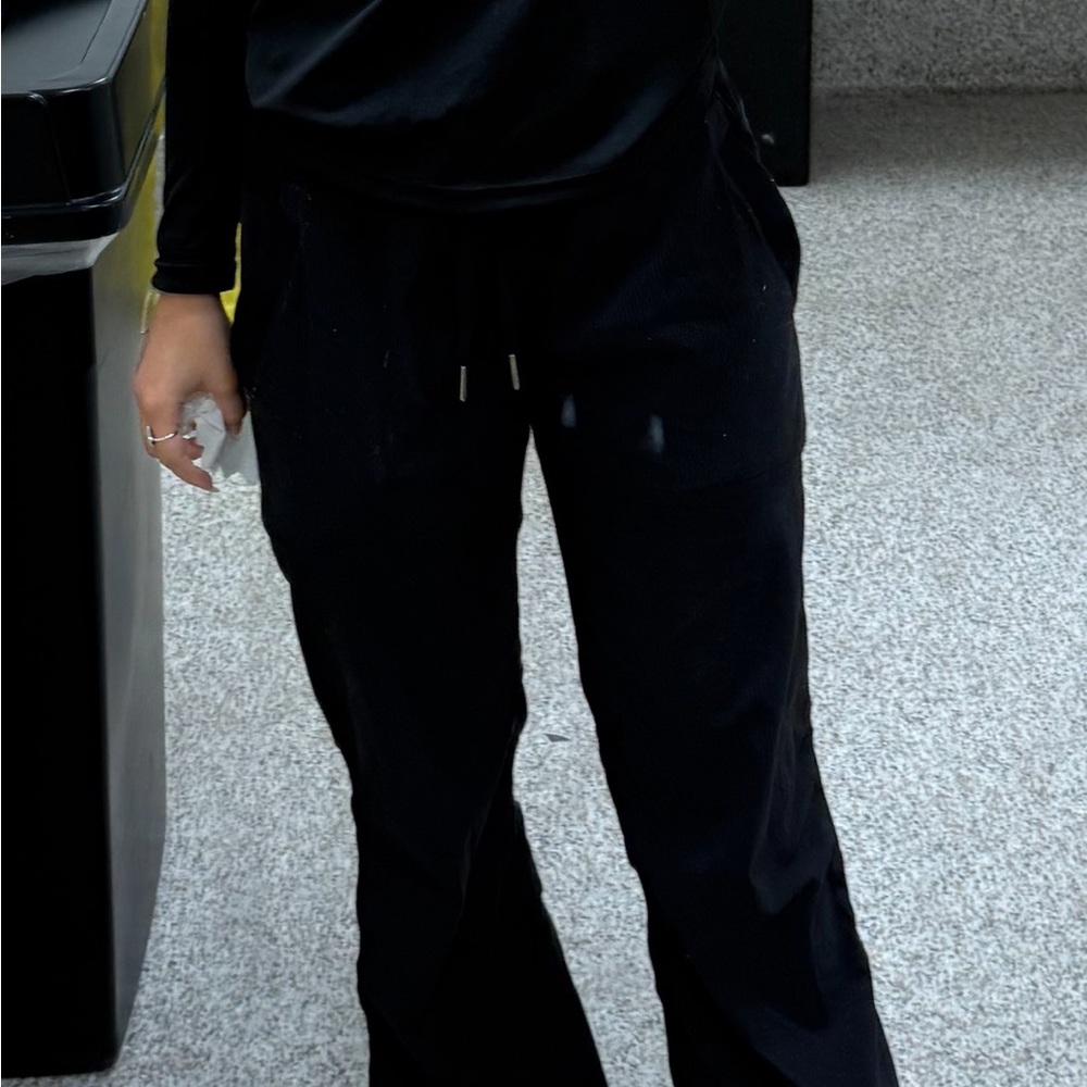 lululemon athletica Black Drawstring Track Pants